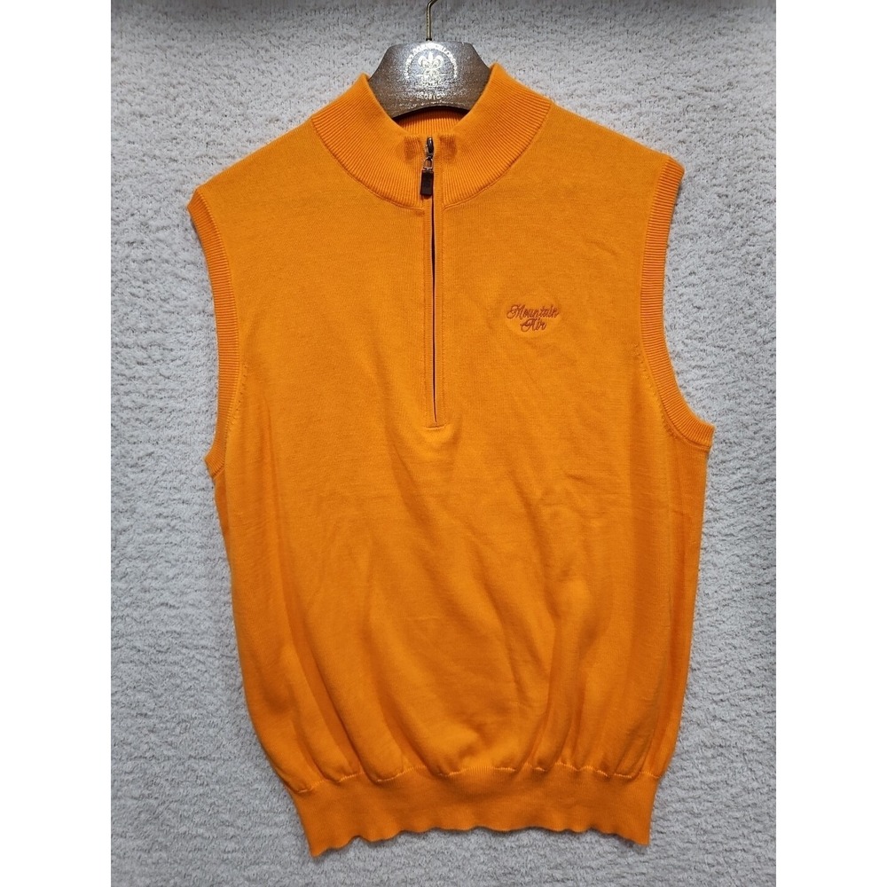 Turtleson 1/4 Zip Golf Sweater Vest Men's Mountain Air West Jefferson N Carolina